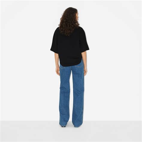 burberry jeans women button closure|Relaxed Fit Jeans in Classic blue .